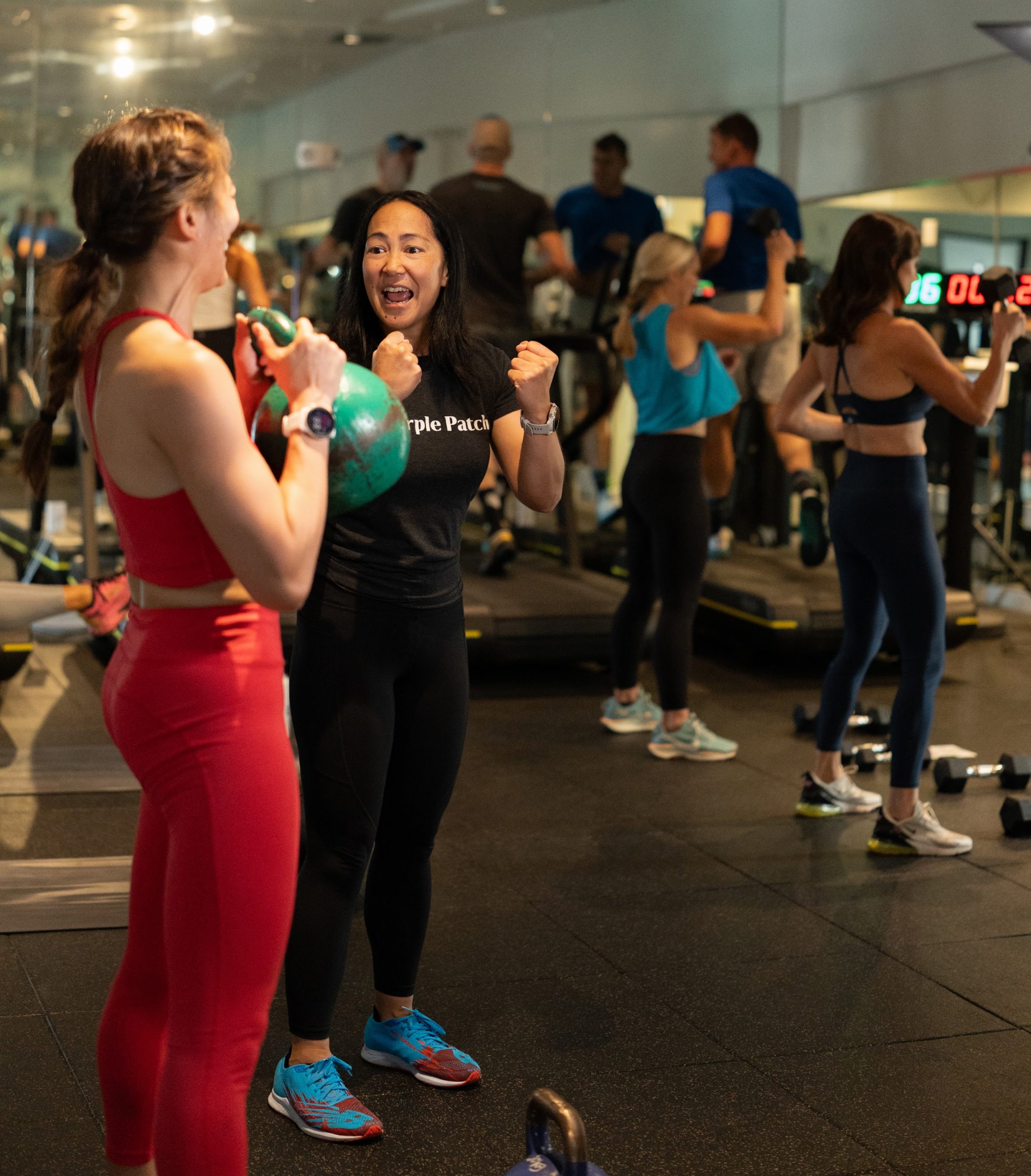 Athletes training at Purple Patch Performance Center