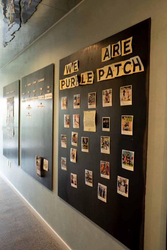 We Are Purple Patch board