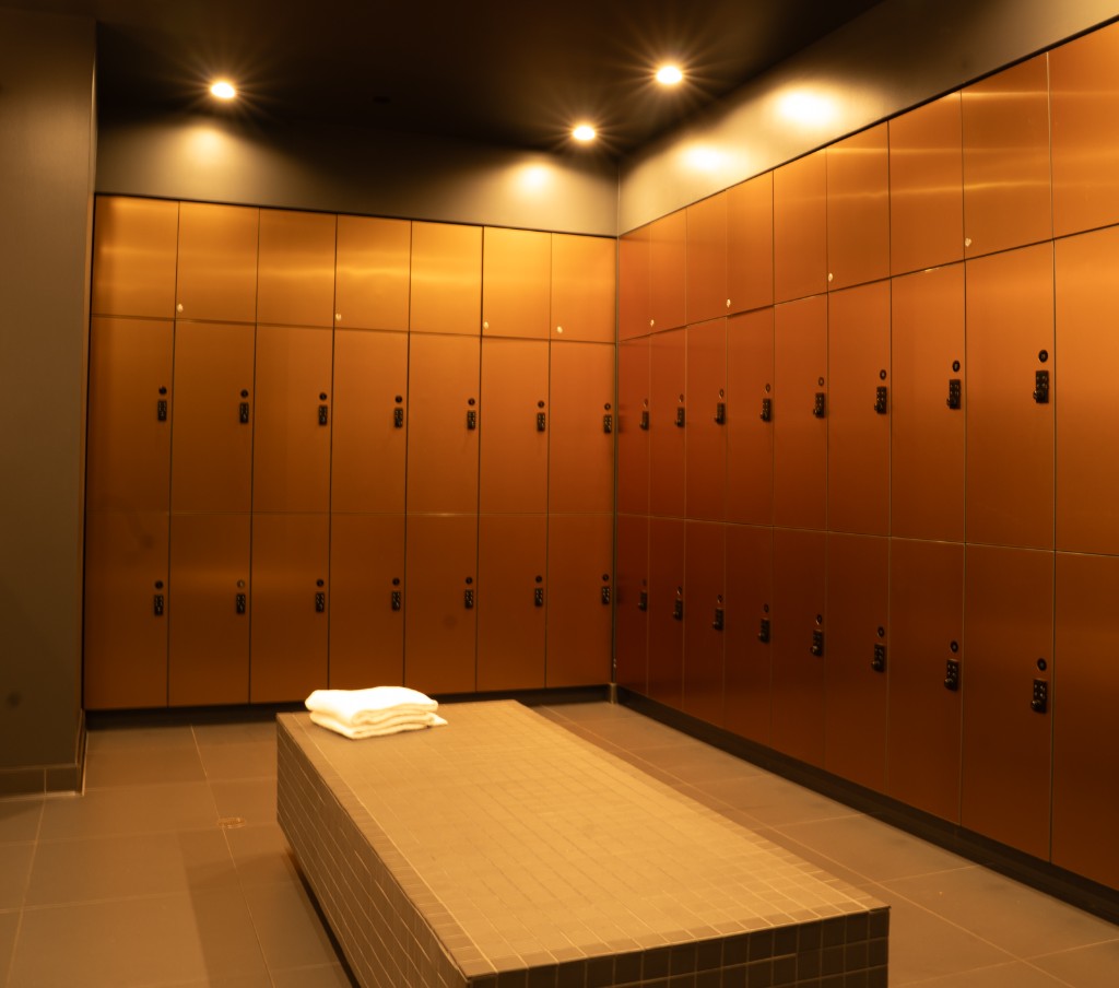 Locker room
