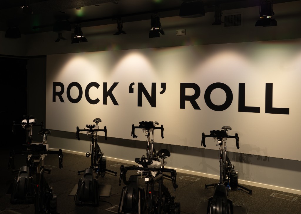 Indoor cycling studio