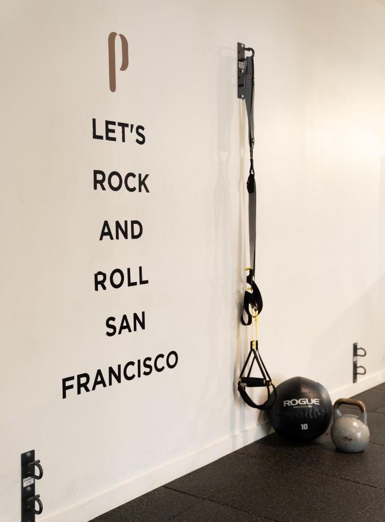 Training studio wall