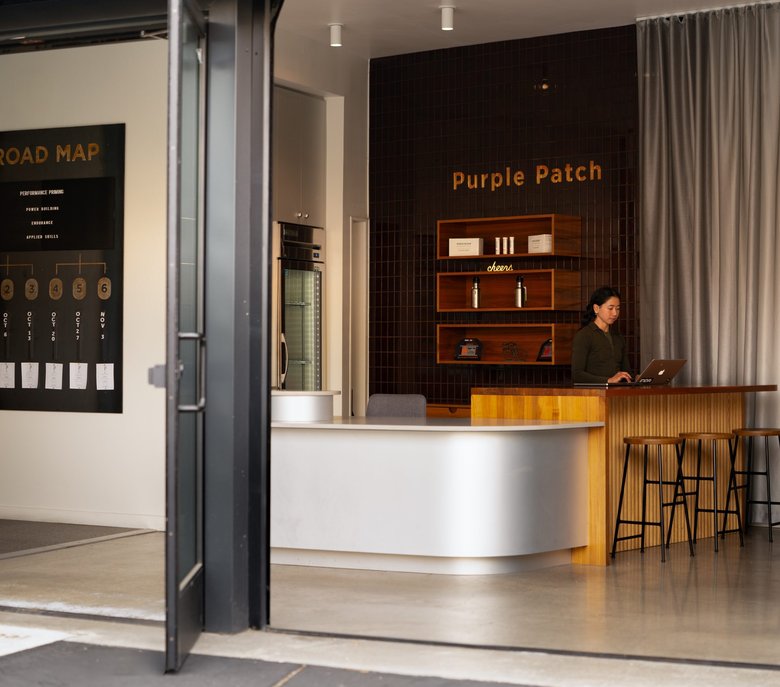 The Center’s reception desk